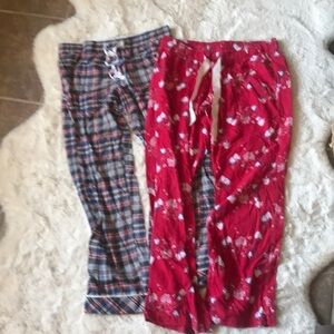Bundle of flannel pajama pants
